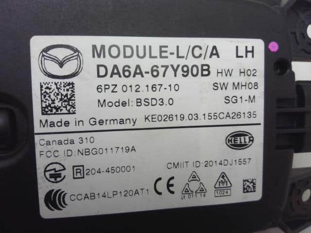 Control Unit MAZDA Demio 2015 DBA-DJ3FS — photo 4