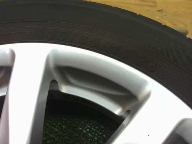 Tire/Wheel Assembly SUBARU Stella 2014 DBA-LA150F — photo 5