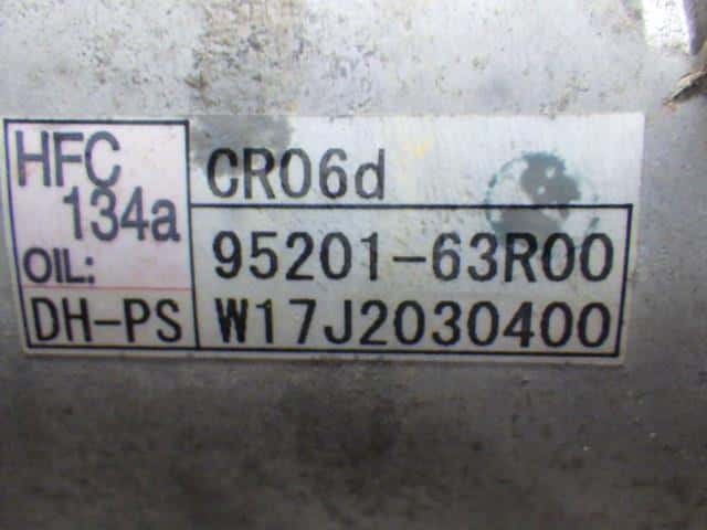 A/C Compressor SUZUKI Hustler 2017 DAA-MR41S 9520063R00 — photo 2