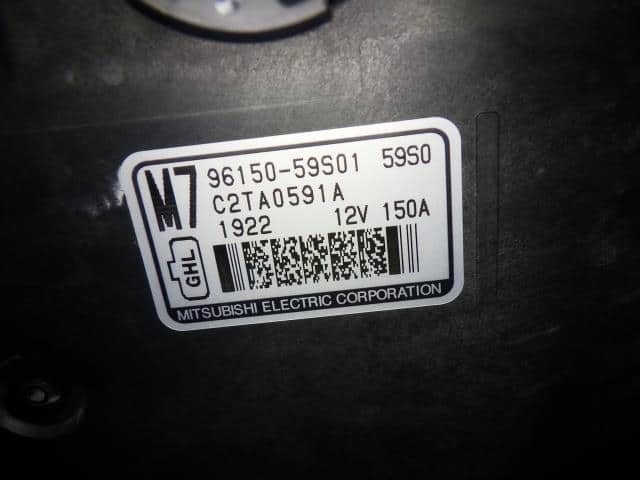 Alternator SUZUKI 2021 5AA-MX91S 9615059S01 — photo 2