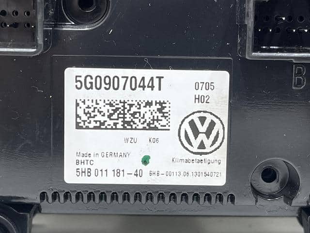 A/C Control Panel VOLKSWAGEN Golf 2013 DBA-AUCJZ 5G0907044BCWZU — photo 7