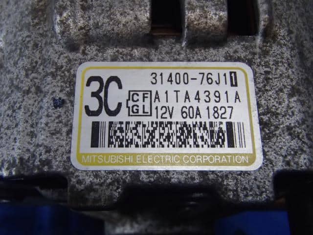 Alternator SUZUKI Jimny 2011 ABA-JB23W 3140076J10 — photo 3