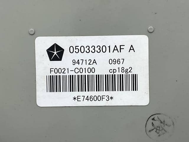 Control Unit CHRYSLER Jeep patriot 2007 ABA-MK74 — photo 3