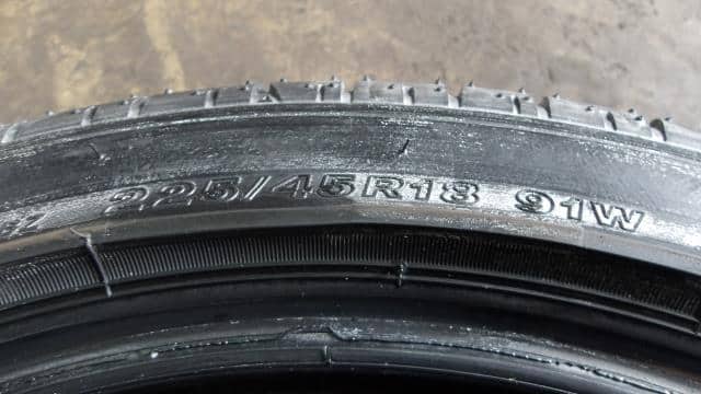Tire TOYOTA Crown 2006 DBA-GRS180 2254518 — photo 3