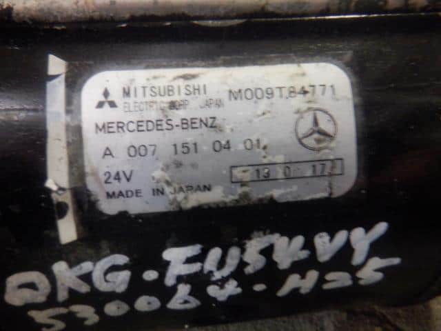 Starter Mitsubishi Fuso Fuso largesize car 2013 QKG-FU54VY MX003666 — photo 3