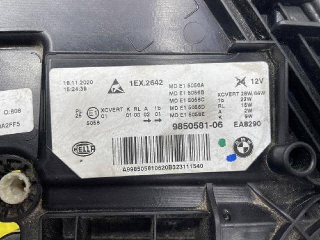 Left Headlight BMW 2021 9850581-06 — photo 4