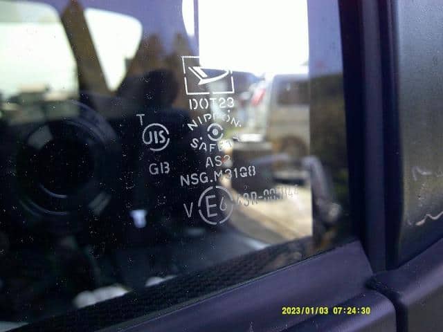 Rear Left Door Windshield DAIHATSU Move 2009 DBA-L175S — photo 2