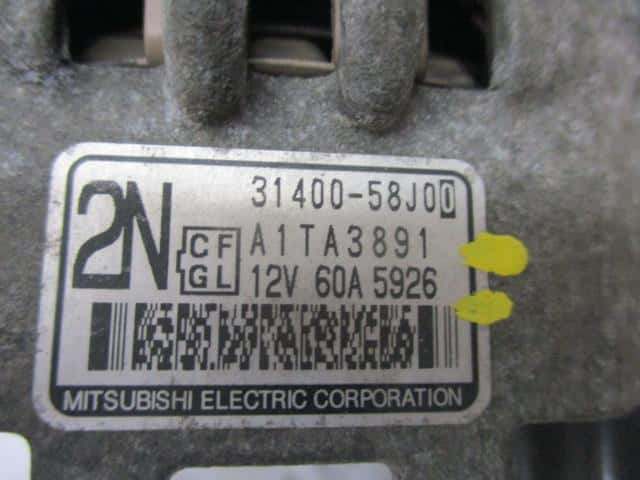 Alternator SUZUKI Wagon R 2005 CBA-MH21S 3140058J00 — photo 2