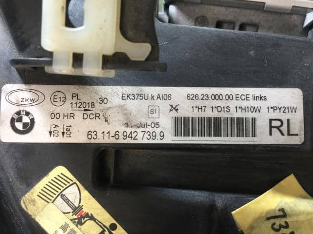 Left Headlight BMW 3 Series 2006 ABA-VA20 — photo 3