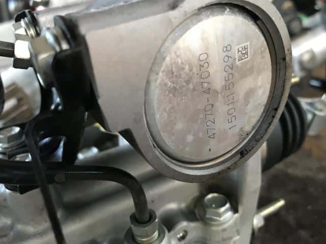 Brake Master Cylinder TOYOTA Aqua 2015 DAA-NHP10 — photo 2