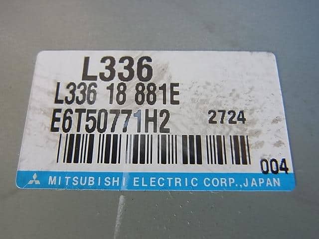 Engine Control Unit MAZDA MPV 2002 TA-LW3W L33618881E — photo 2