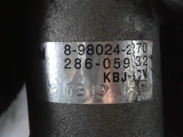 Exhaust Shutter ISUZU Aska 2007 PJ-CYJ77W6 8980242700 — photo 2