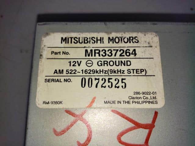 Radio MITSUBISHI Minicab 1999 GD-U62 — photo 3