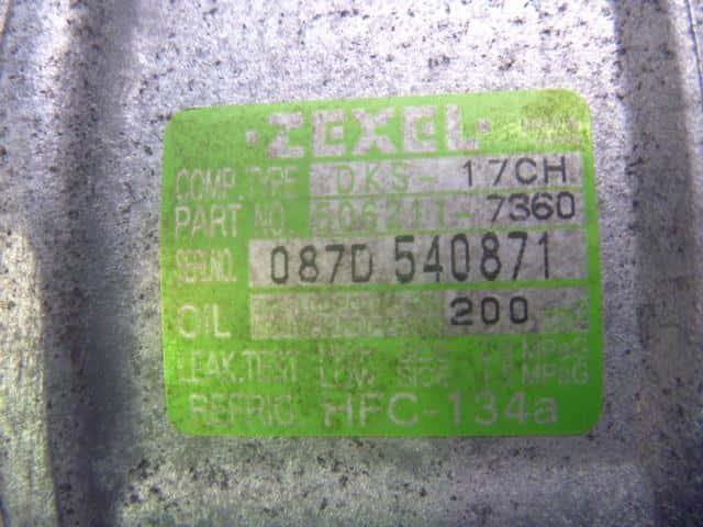 A/C Compressor NISSAN Serena 2000 GF-PC24 — photo 2