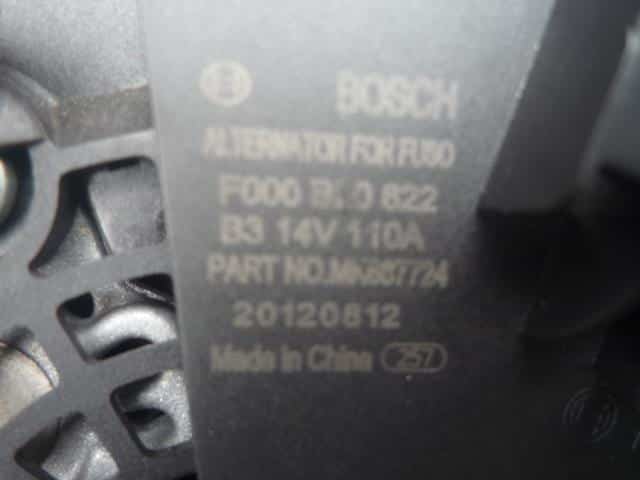 Alternator MITSUBISHI Canter 2014 MK687724 — photo 3