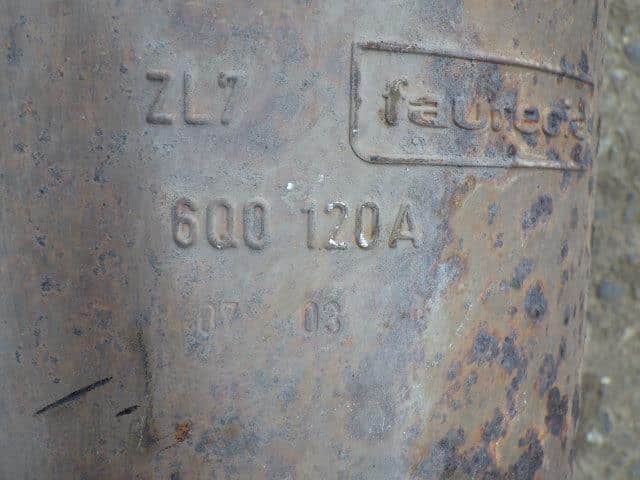 Rear Muffler VOLKSWAGEN Polo 2003 GH-9NBBY 6Q0120A — photo 3