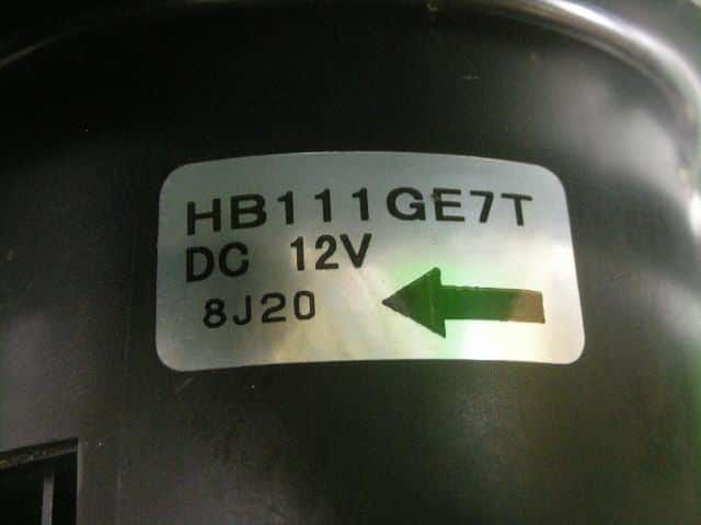 Blower Motor MAZDA Familia 1998 GF-BJ5W HB111GE7T — photo 4