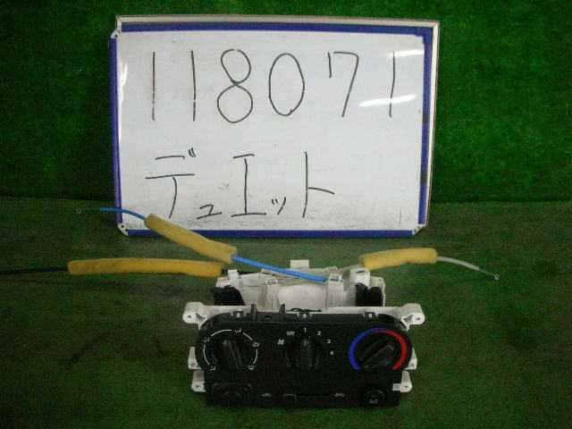 A/C Control Panel TOYOTA Duet 2002 LA-M110A 5591097416 — photo 1