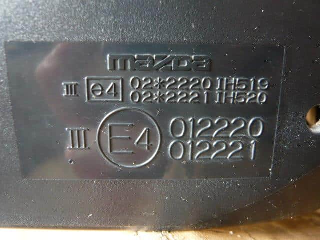 Right Side Mirror MAZDA Axela 2009 DBA-BKEP 2221 IH520 — photo 5