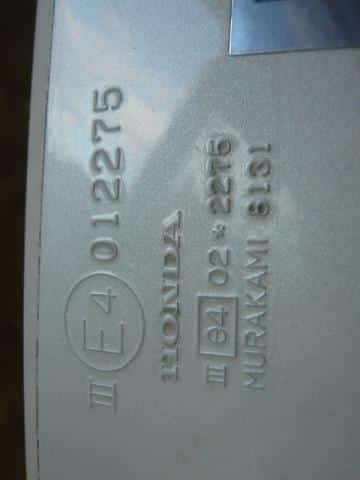 Right Side Mirror HONDA Fit 2005 DBA-GD2 — photo 4