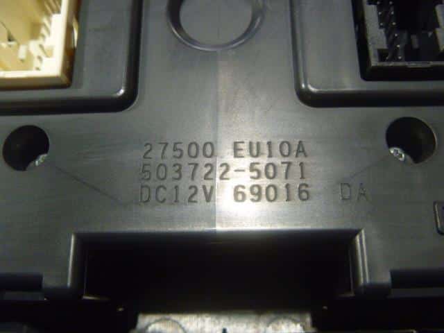 A/C Control Panel NISSAN Tiida 2006 DBA-C11 — photo 4