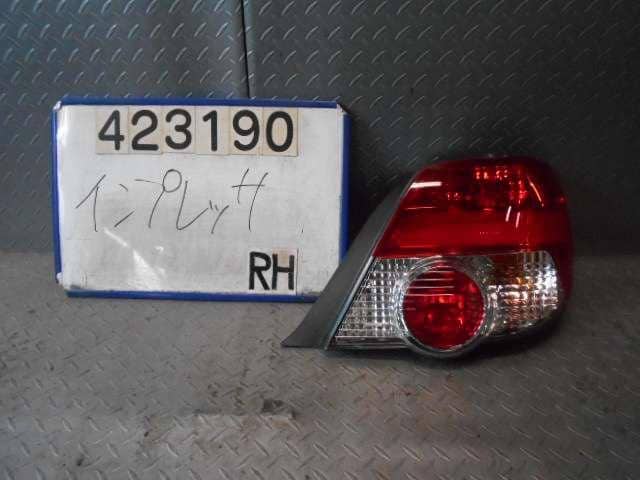 Right Tail Light SUBARU Impreza 2002 LA-GG3 — photo 1