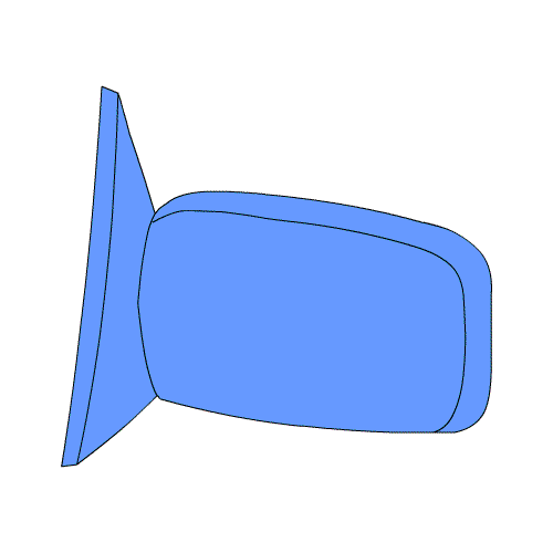 CERVO DBA-HG21S left side mirror SR ZHY spark black pearl 220449 — photo 6