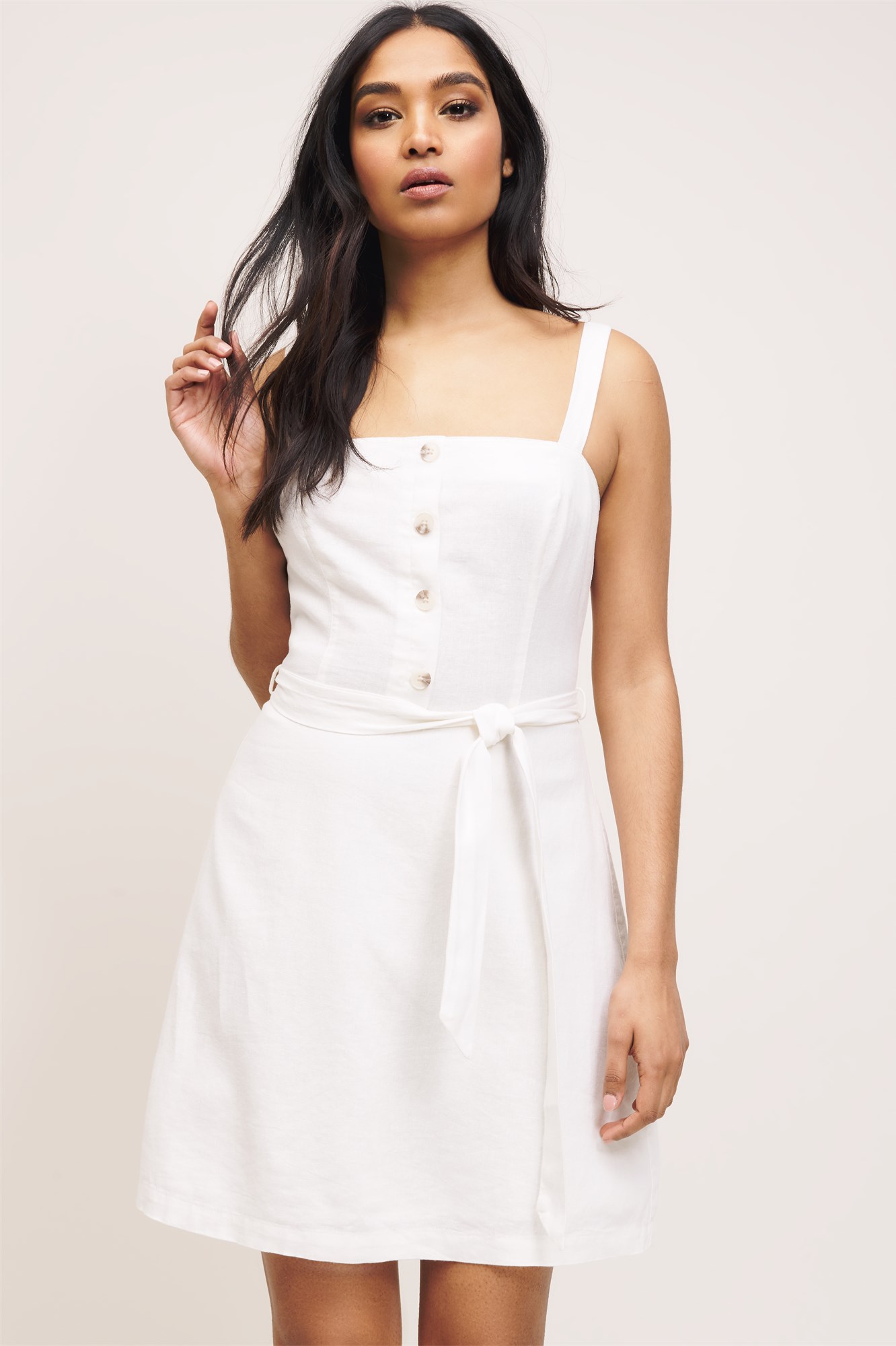 linen cami dress