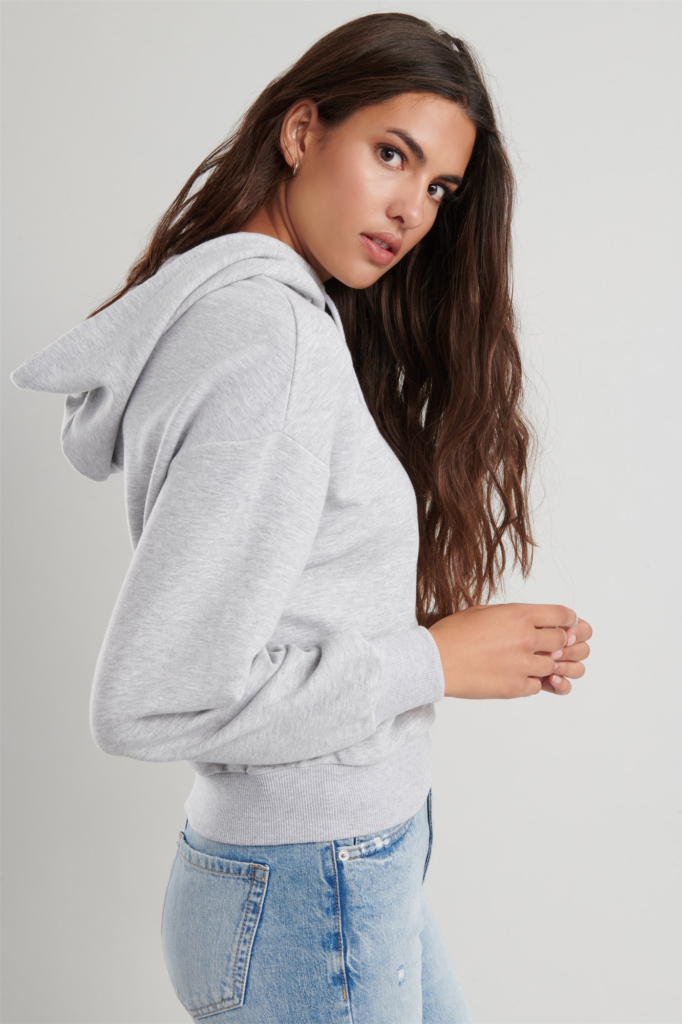 Midi Hoodie Sweatshirt