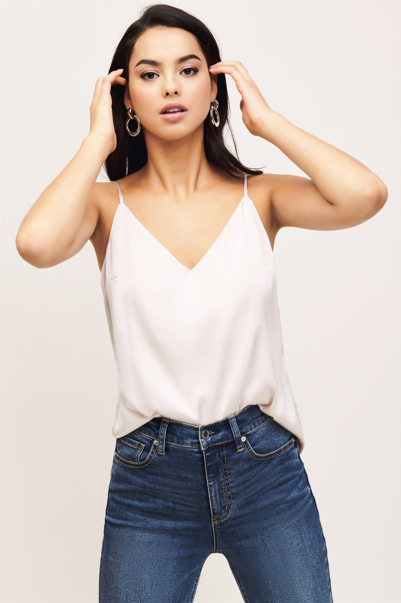 Satin V-Neck Cami