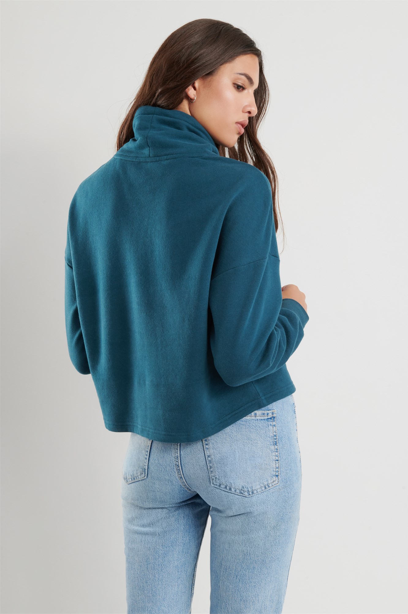 Funnel Neck Sweatshirt