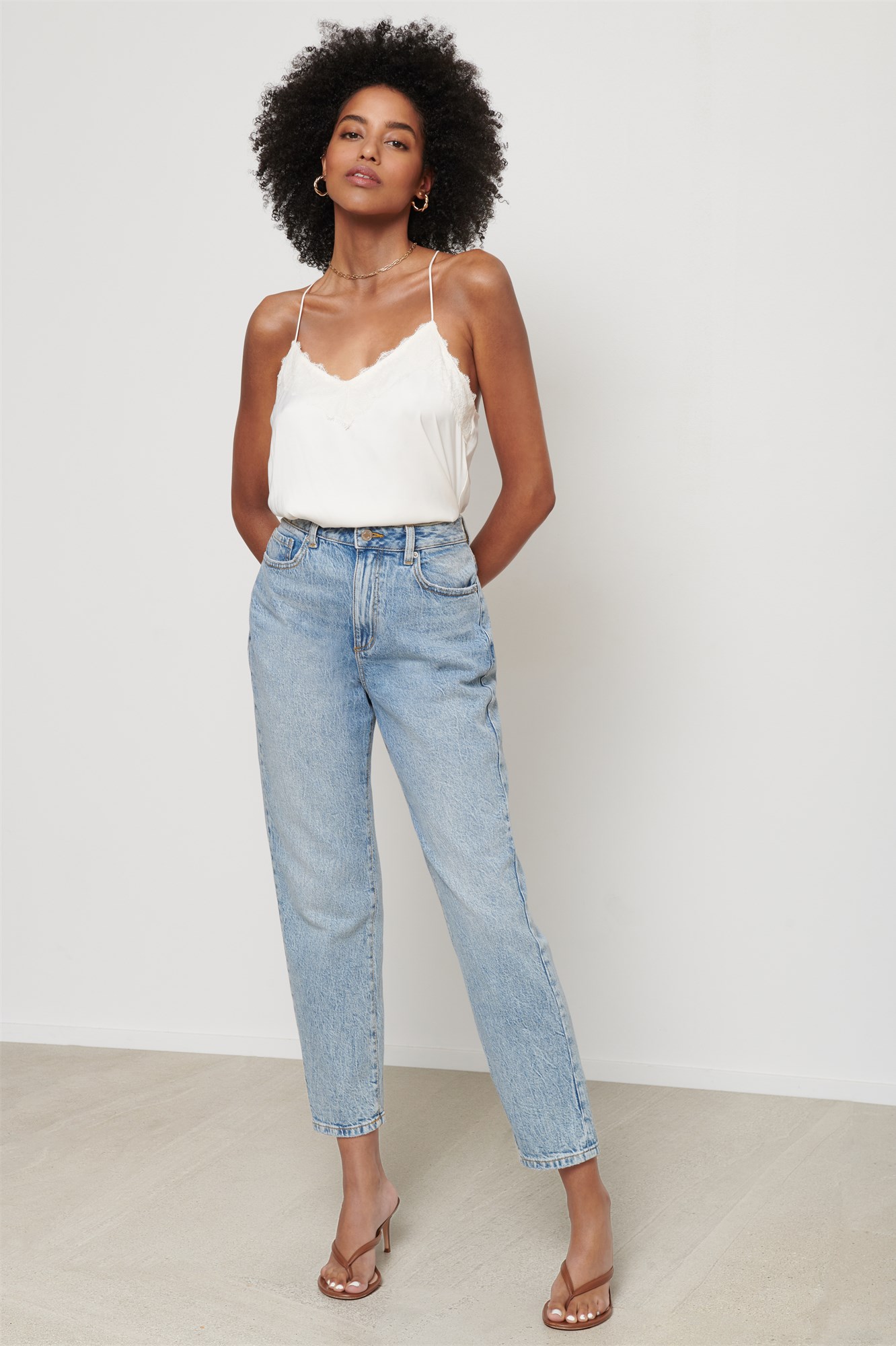 Claudia High Rise Relaxed Fit Jeans