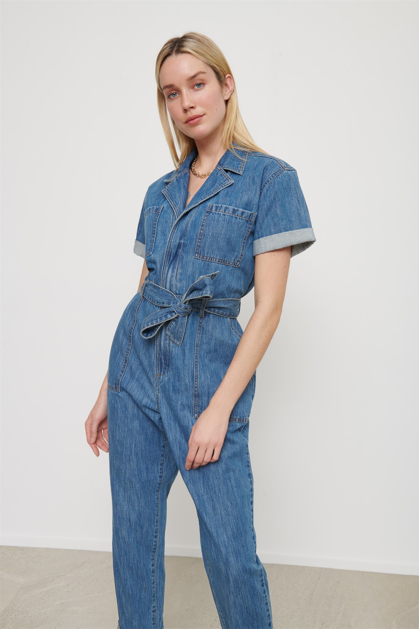 [INSTANTFUNK] BOOTSCUT DENIM JUMPSUIT/追跡付 スーパーDEAL worldbdsm.net