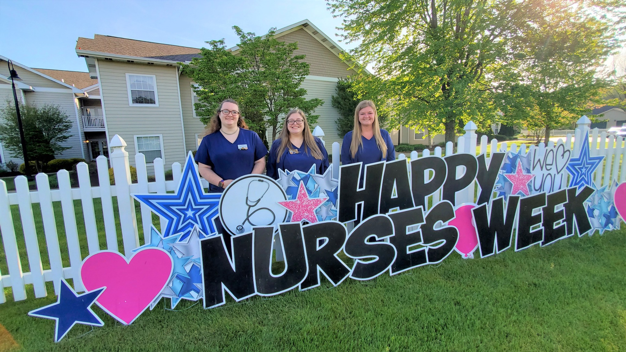 Celebrating Nurses week at Newhaven Court at Clearview. 