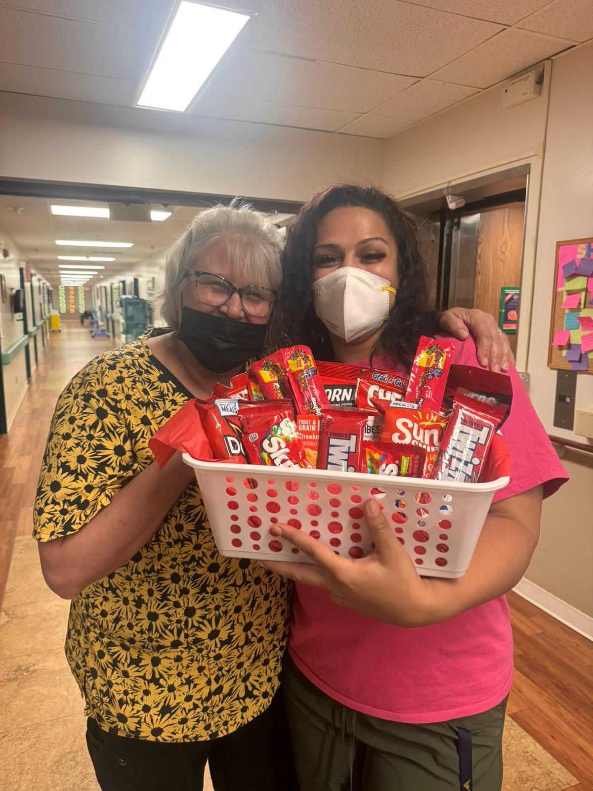 Appreciation baskets for the staff today! You guys rock and we appreciate all that you do!