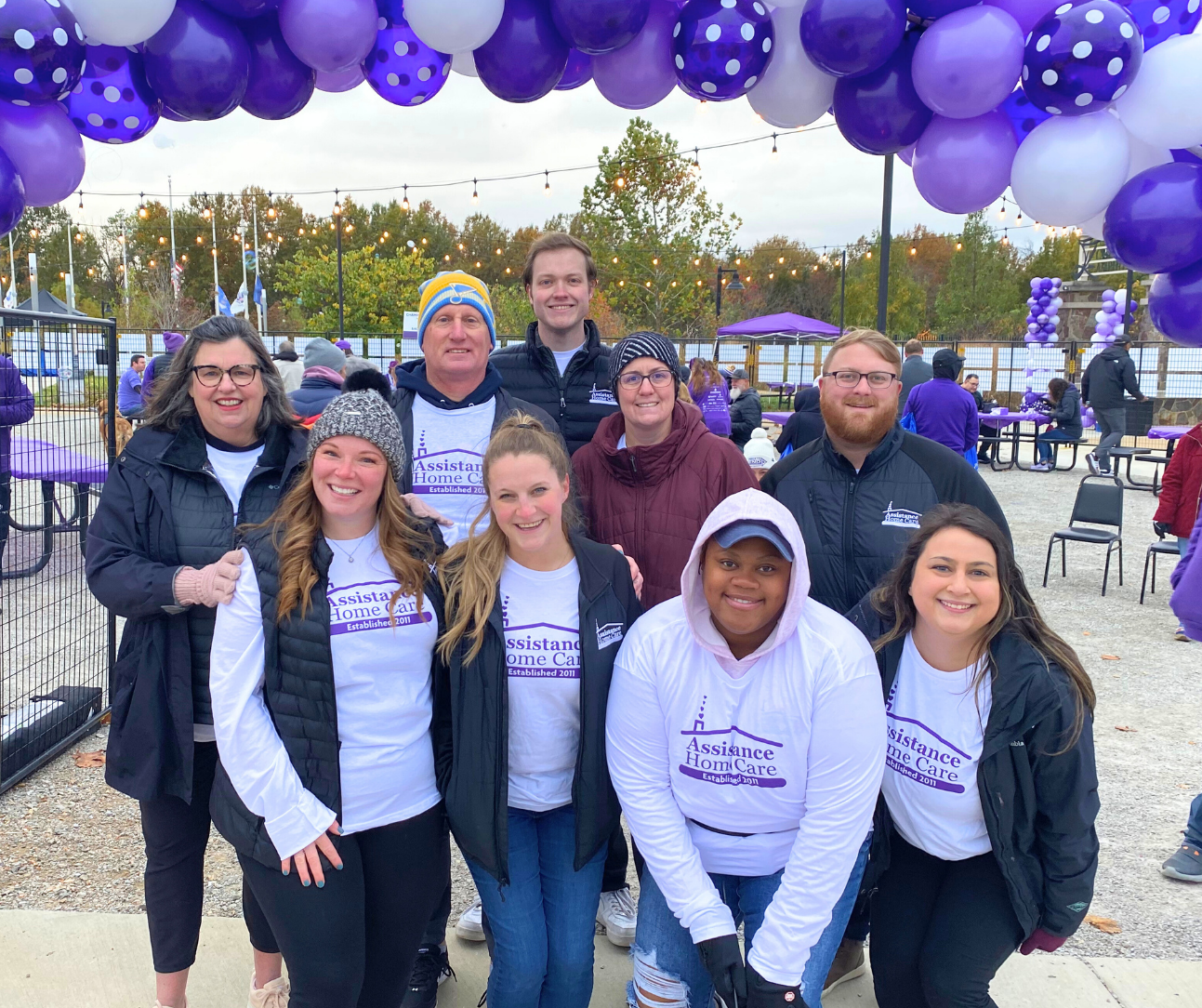 2023 #WalkToEndAlzheimers - Our STL Team bundled up for a chilly day filled with service & community!