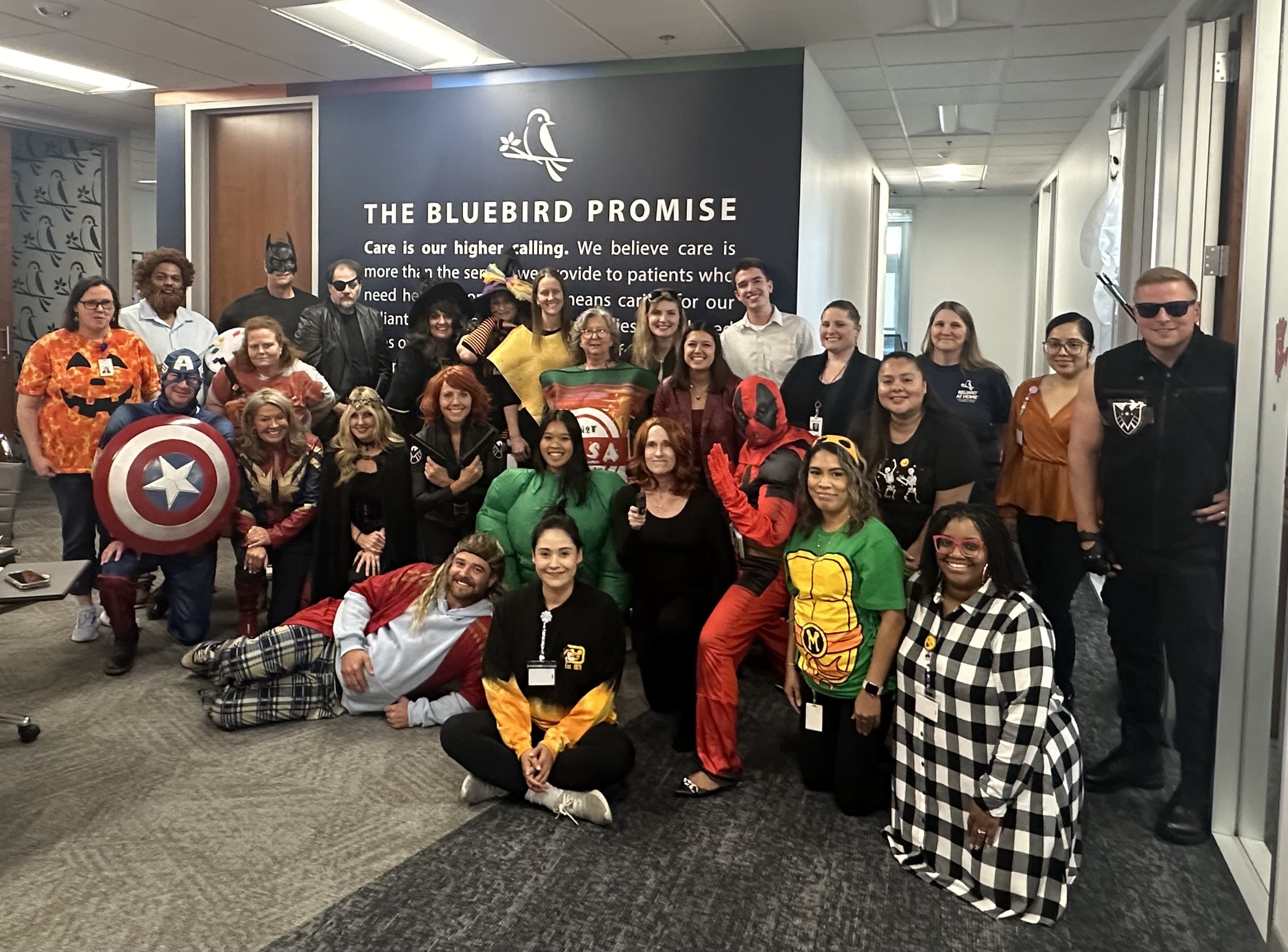 The Reliant at Home Avengers and Friends celebrate Halloween in HERO style!