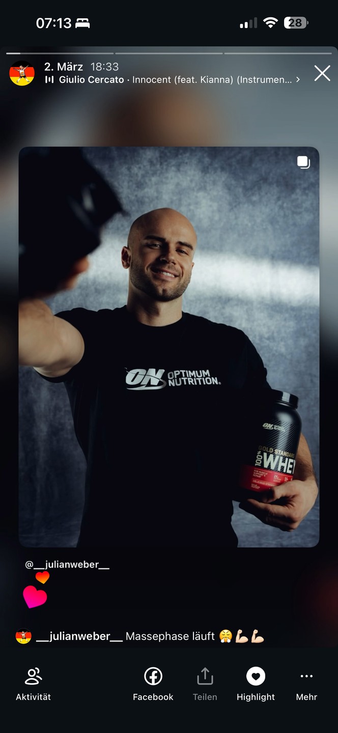 Optimum Nutrition Deutschland content