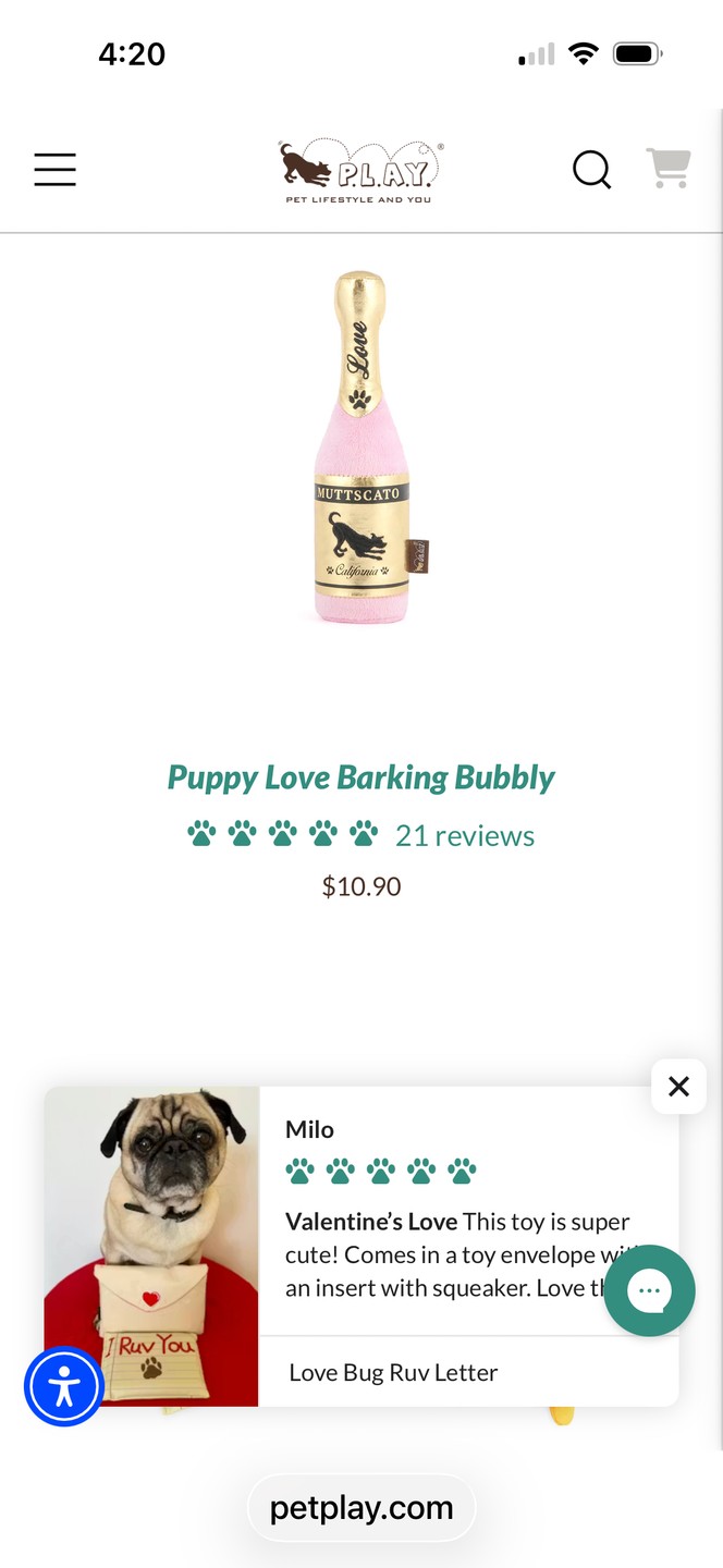 Play Pet Brands content