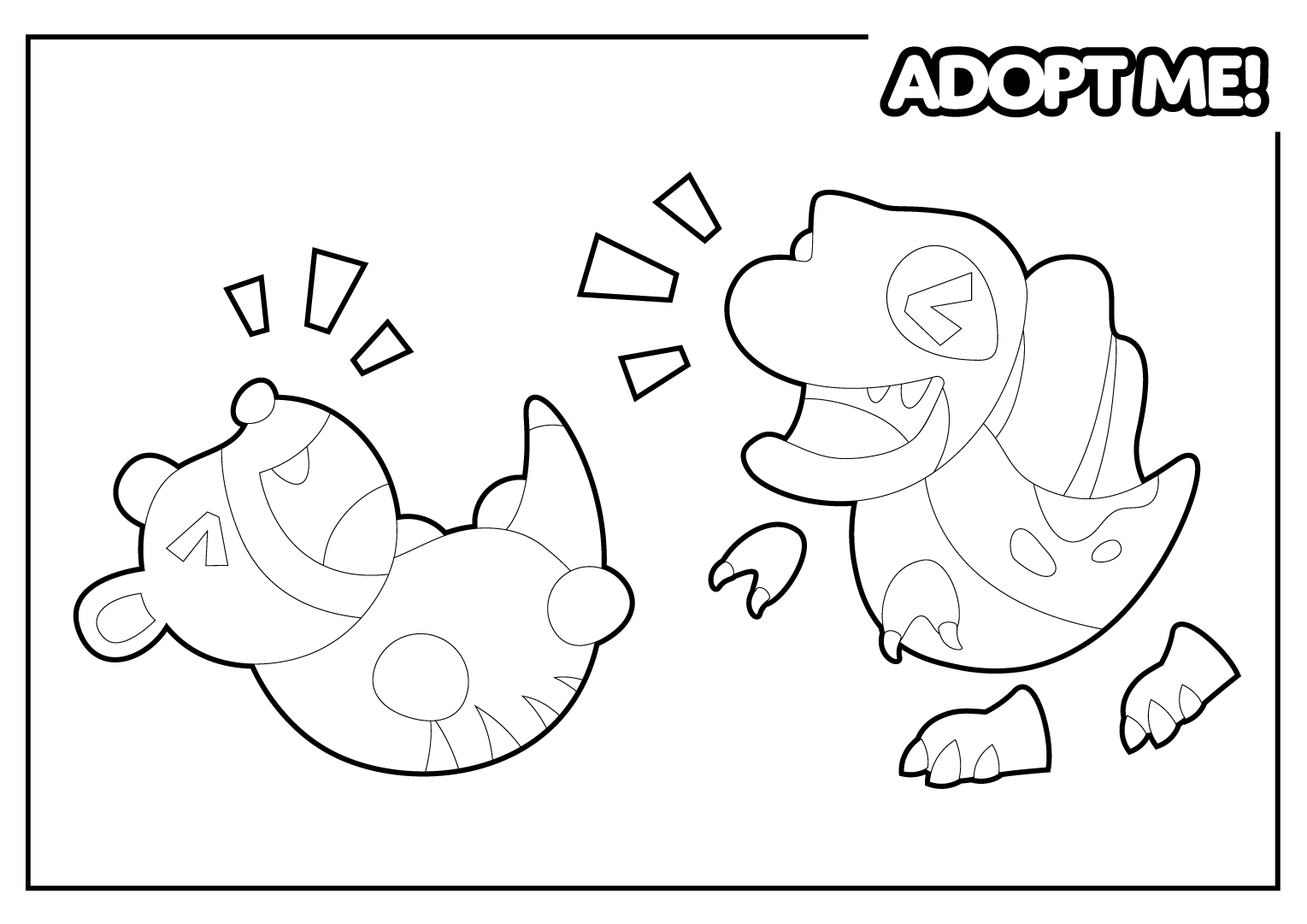 Roblox Adopt Me Coloring Pages Starfish - XColorings.com