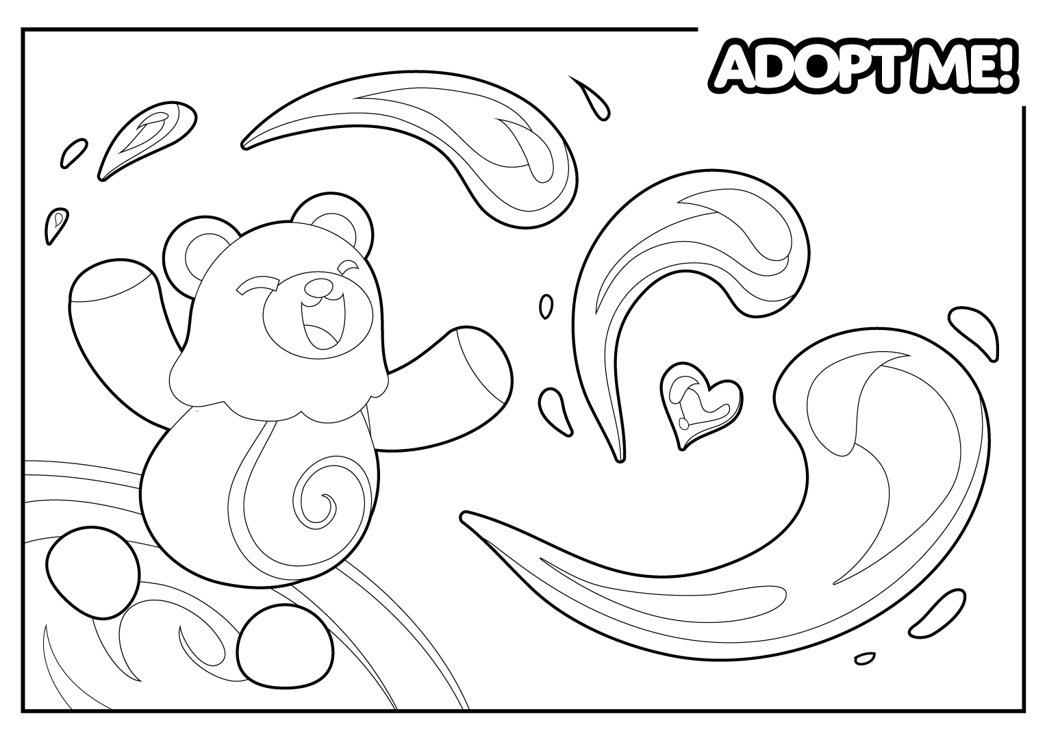 Coloring Pages - Adopt Me!