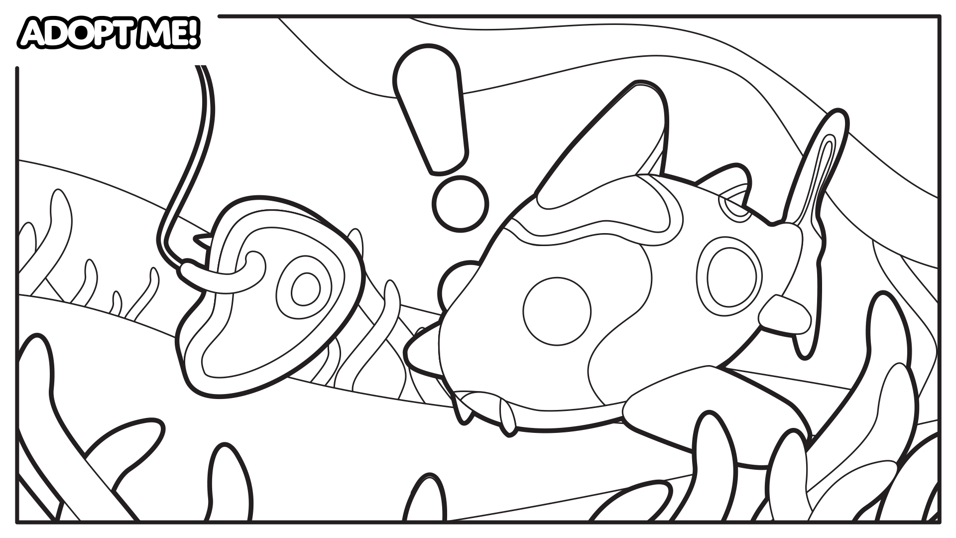 Coloring Pages - Adopt Me!