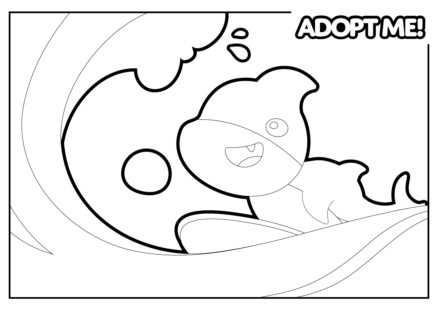 Roblox Adopt Me Coloring Pages Starfish - XColorings.com