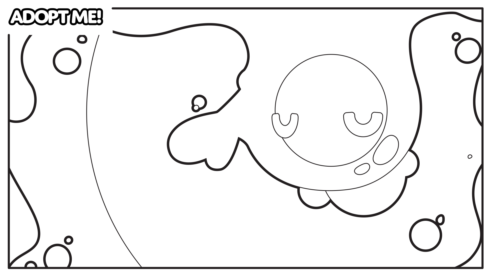 Slime Coloring Pages 