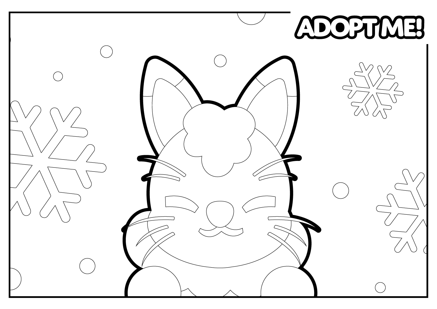 arctic hare coloring pages