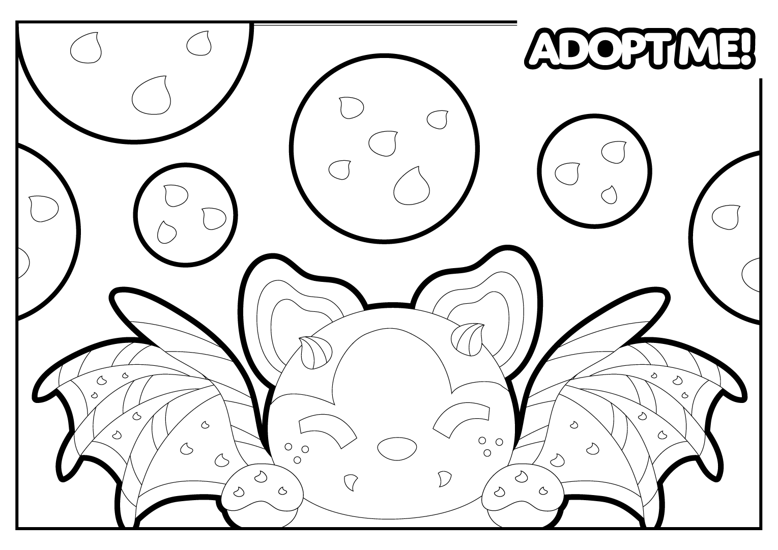 HALLOWEEN WEEK 3 WALLPAPERS AND COLORING PAGES! 👻🐺 - Adopt Me!