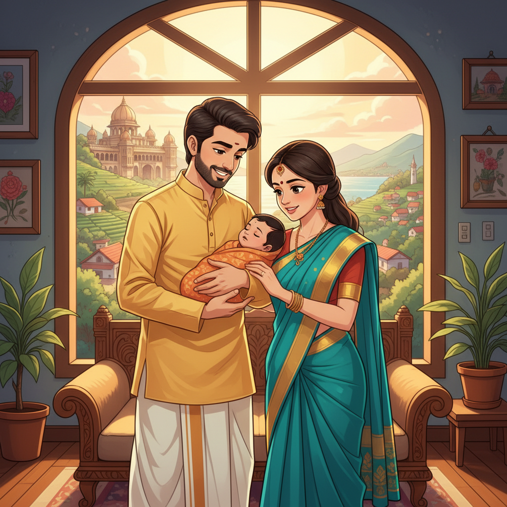 Welcome a friend's newborn into the world and wish the baby a joyful, healthy life.
