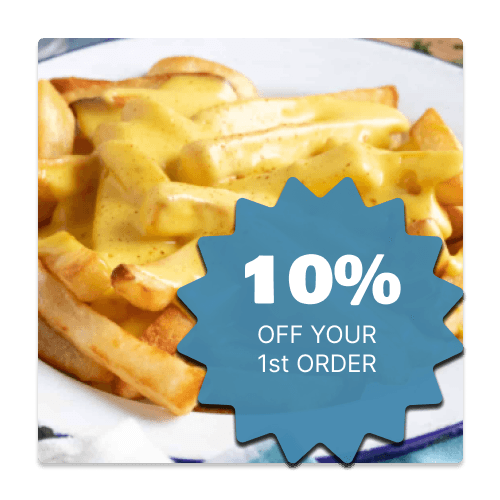 10% off your first order