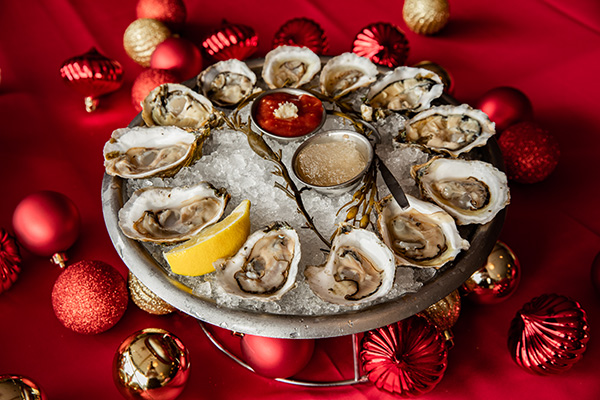 holiday dozen oysters