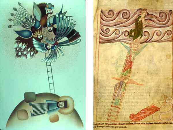 Jacob's Dream: Angels Ascending & Descending - Vayetze Art - Parshah
